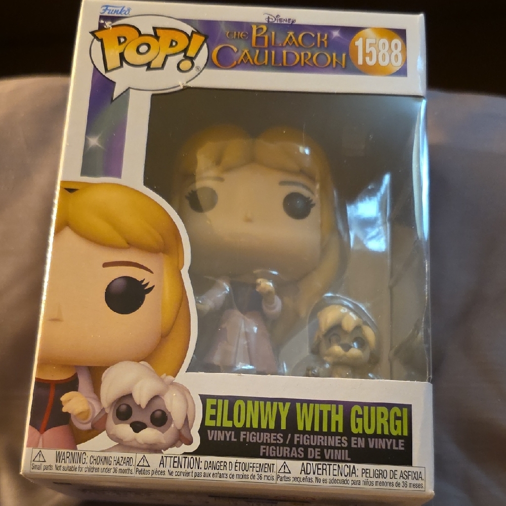 Funko Pop Eilonwy with Gurgi - Blonde and Beige. The Black Cauldron